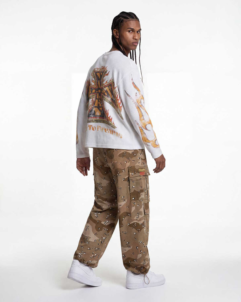 Vale Forever Rothsco Cargo Pants Brown Camo