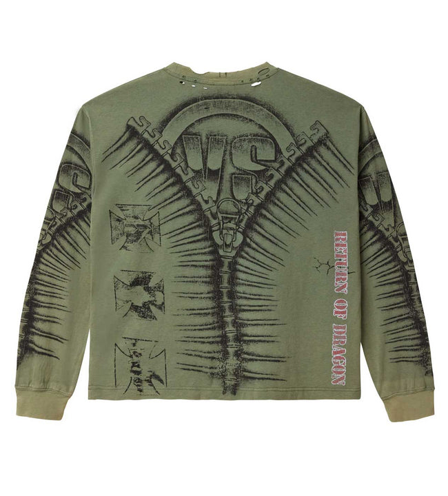 Vale Forever Reggie L/S Tee Green Main Image