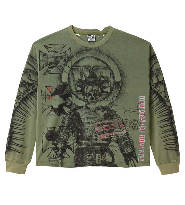 Vale Forever Reggie L/S Tee Green Hover Image