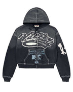 Vale Forever Religion Zip-Up Hoodie Black