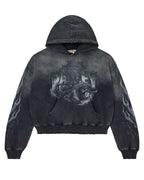 Vale Forever Serpent Mono Pullover Hoodie Black
