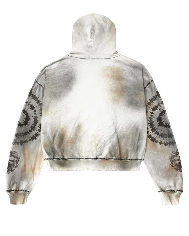 Vale Forever Spiral Zip Up Hoodie Ash Grey Main Image