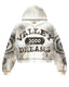 Vale Forever Spiral Zip Up Hoodie Ash Grey