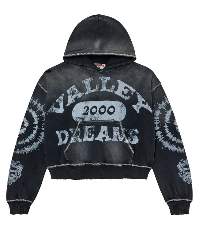 Vale Forever Spiral Pullover Hoodie Black Hover Image