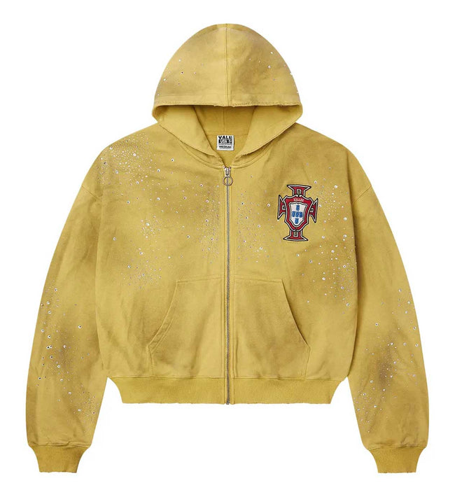 Vale Forever Sun Clustered Zip Up Hoodie Yellow Hover Image