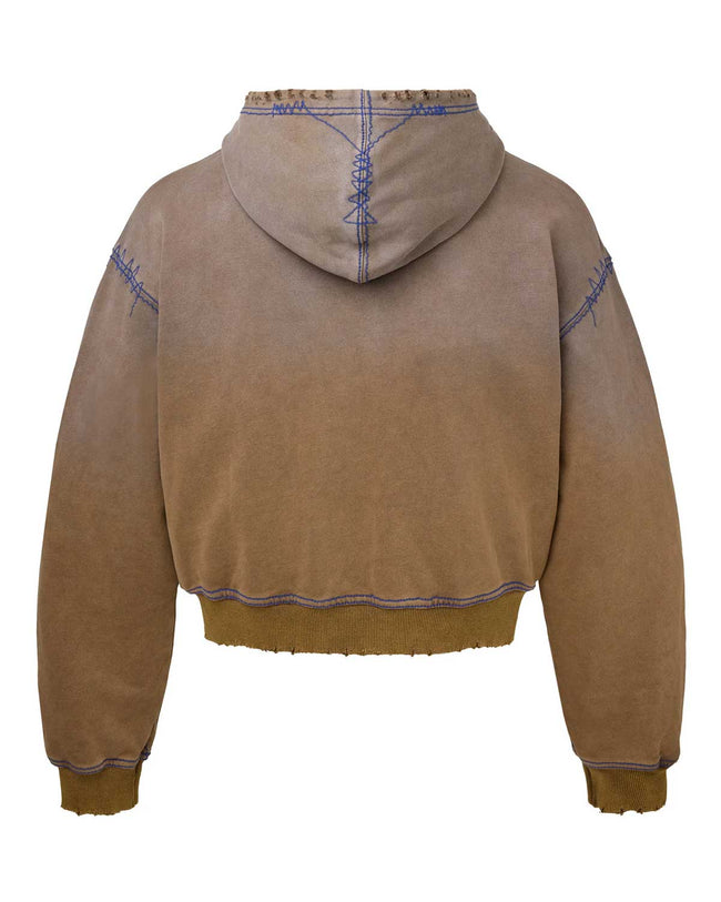 Vale Forever Sunny Zip Up Hoodie Brown Main Image