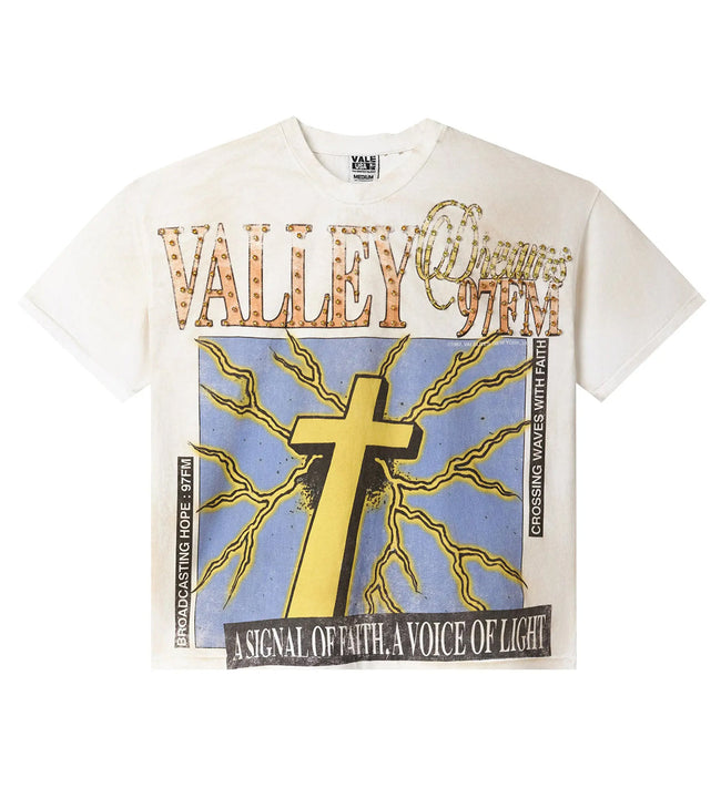Vale Forever Thunder Cross Bling Tee Cream Hover Image