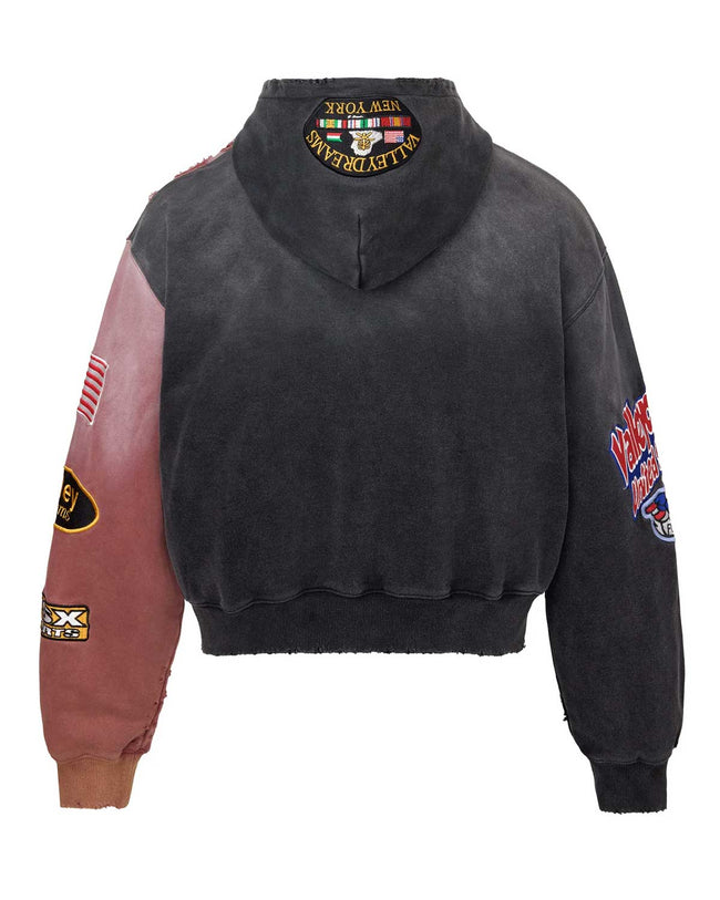 Vale Forever Two Face Zip Up Hoodie Black Main Image