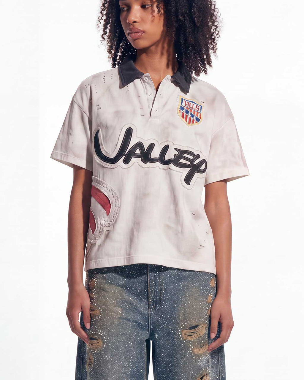 Vale Forever US Valley Polo Tee White