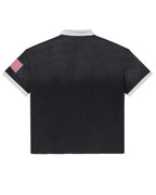Vale Forever USA Rugby Polo Tee Black