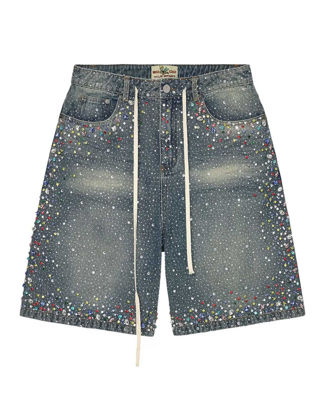Vale Forever V2 Rainstorm Jorts Blue Hover Image
