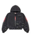 Vale Forever VSX Camo Hood Bomber Jacket Black