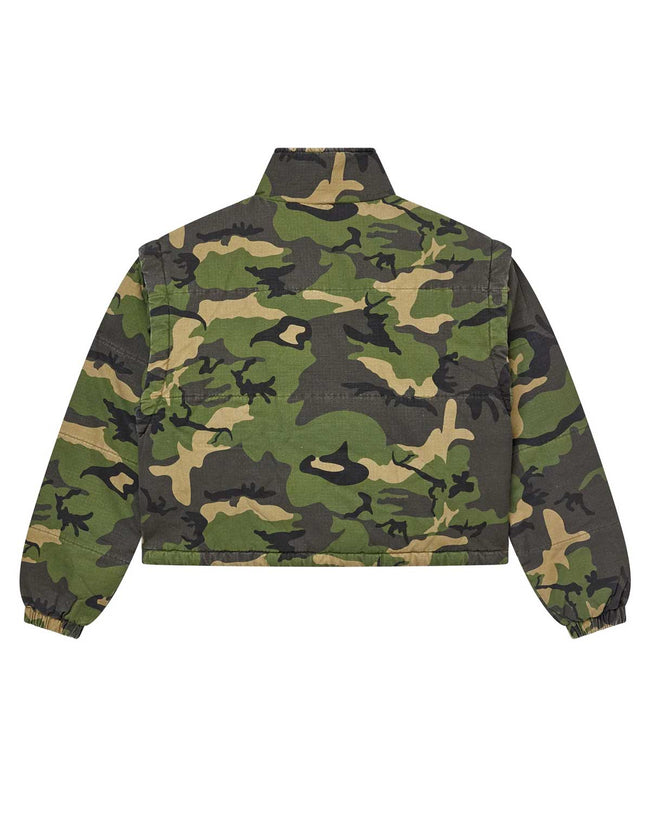 Vale Forever VSX Puffer Jacket Camo Green Main Image