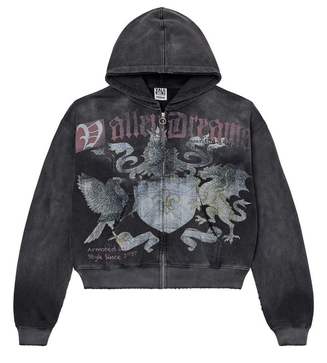 Vale Forever Vendetta Zip Up Hoodie Black Hover Image