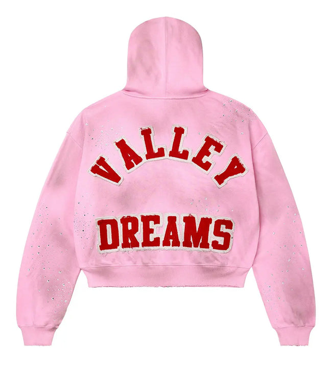 Vale Forever Venus Clustered Zip Up Hoodie Pink Main Image