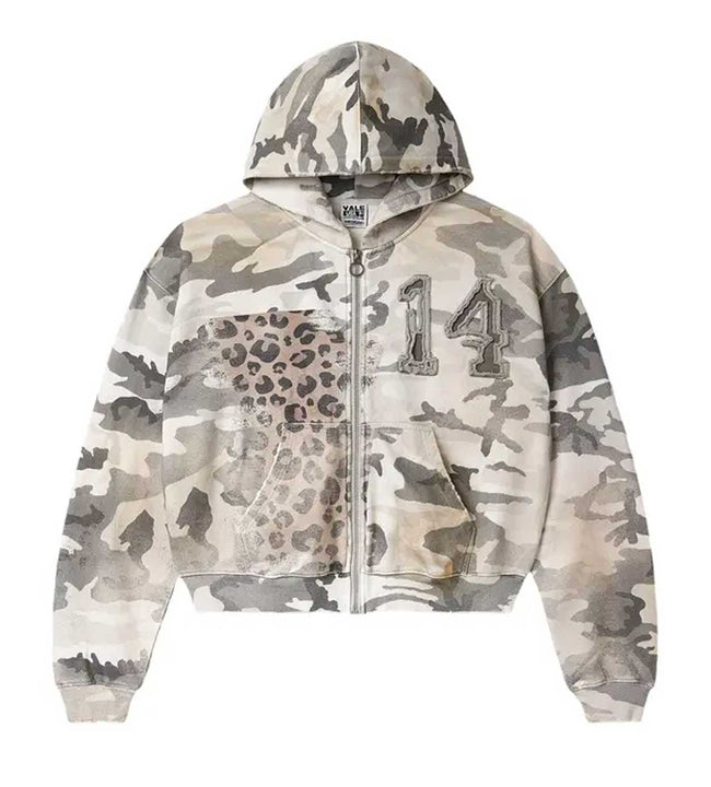 Vale Forever Winter Camo Zip Up Off White Hover Image