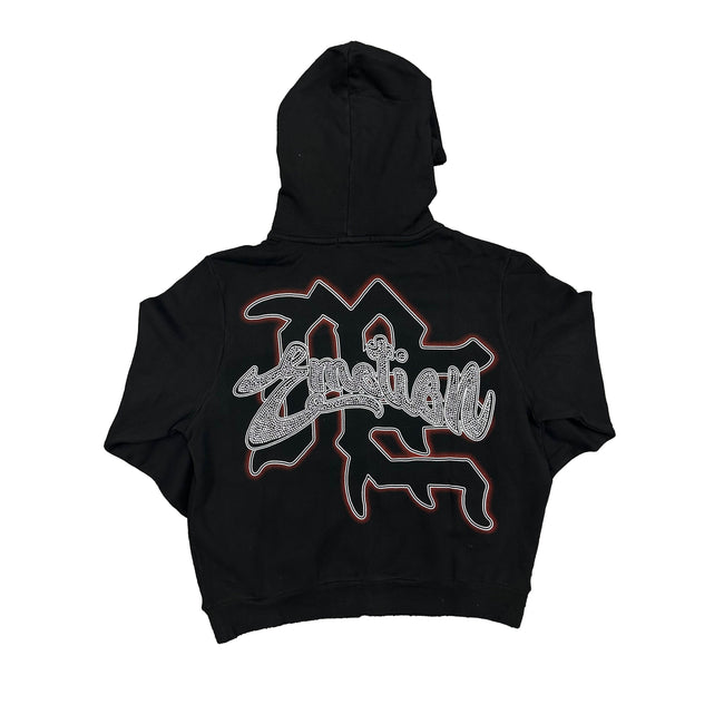 Black “Rhinestone” Hoodie Main Image