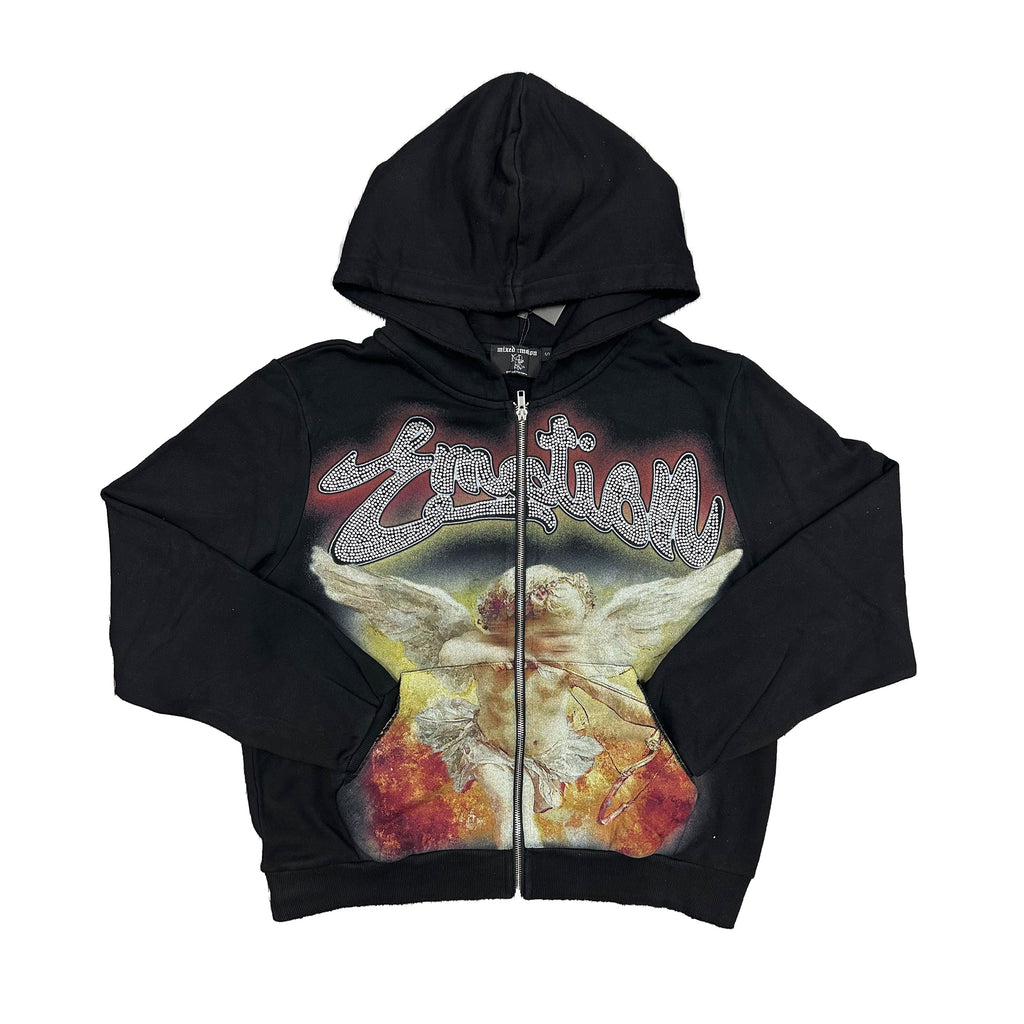 Black “Rhinestone” Hoodie