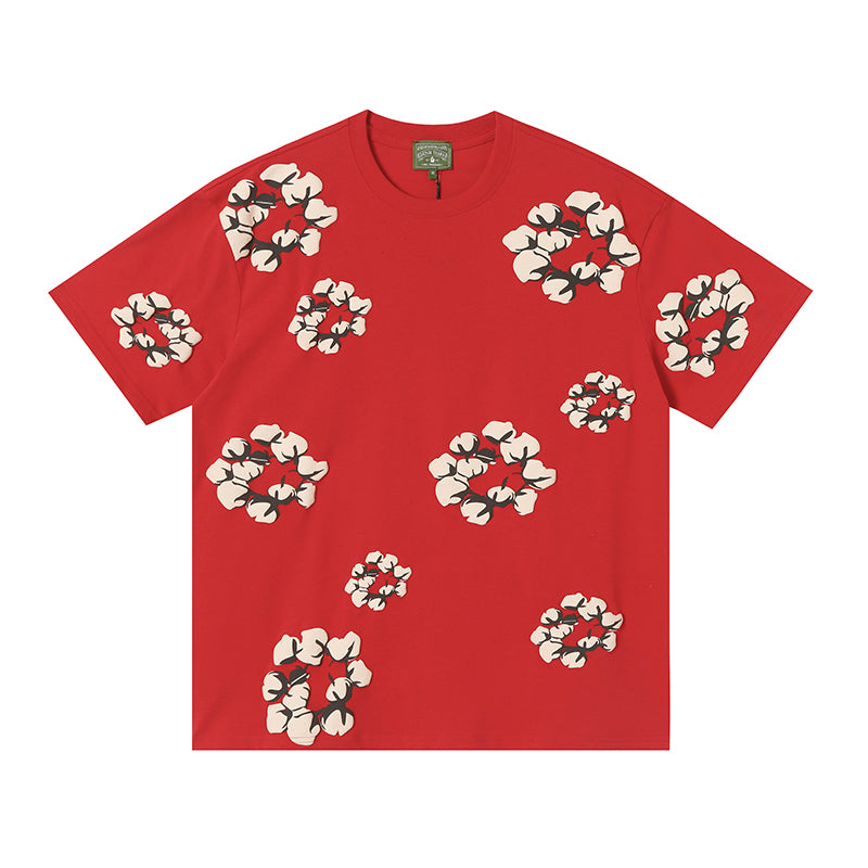 Denim Tears Red Wreath Tee