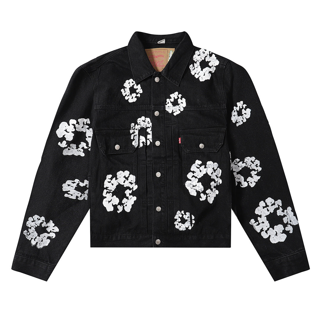 Denim Tears Black Denim Trucker Jacket
