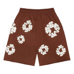 Denim Tears The Cotton Wreath Shorts Brown