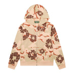Denim Tears Wreath Zip Sweatshirt 'Tan Camo'