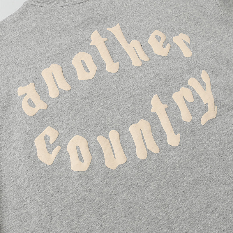 Denim Tears Grey Crewneck Sweatshirt Front Flower Wreath