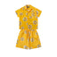 Denim Tears Bright Yellow Floral Ring Print Camp Collar Shirt & Drawstring Shorts