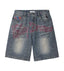 Vale Forever Iced Out Jorts Blue