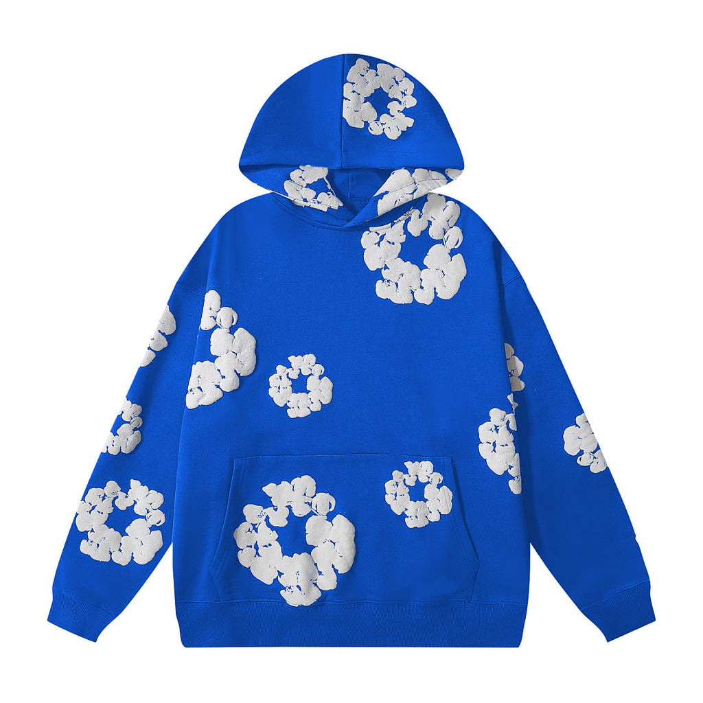 Denim Tears All‑Over Floral Print Streetwear 2‑Piece Tracksuit