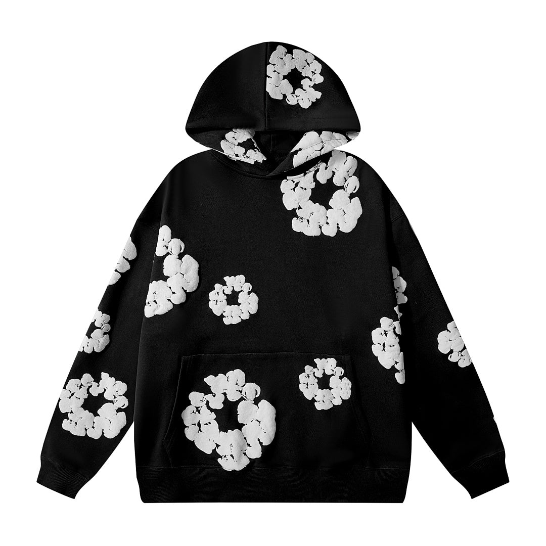 Denim Tears Black Hoodie & Sweatpants Set