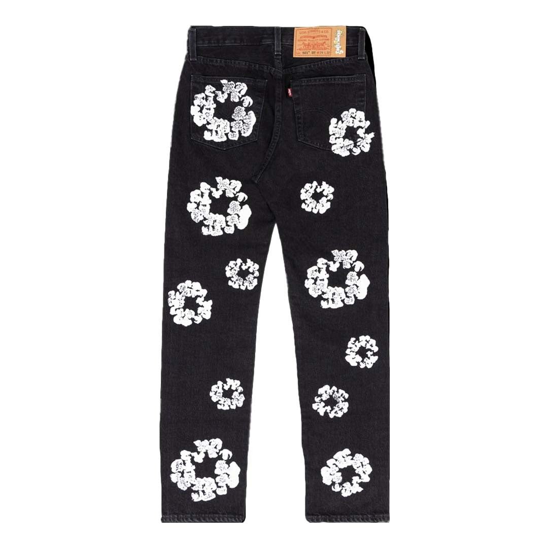 Denim Tears Levi's x Denim Tears The Cotton Wreath Jeans 'Black'
