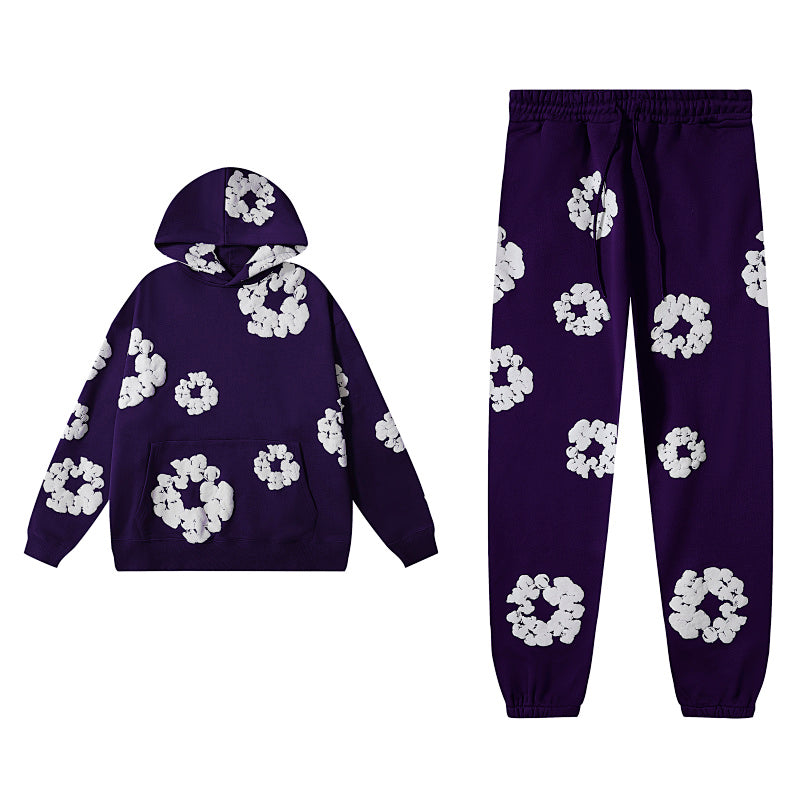 Denim Tears Purple Hoodie & Sweatpants Set
