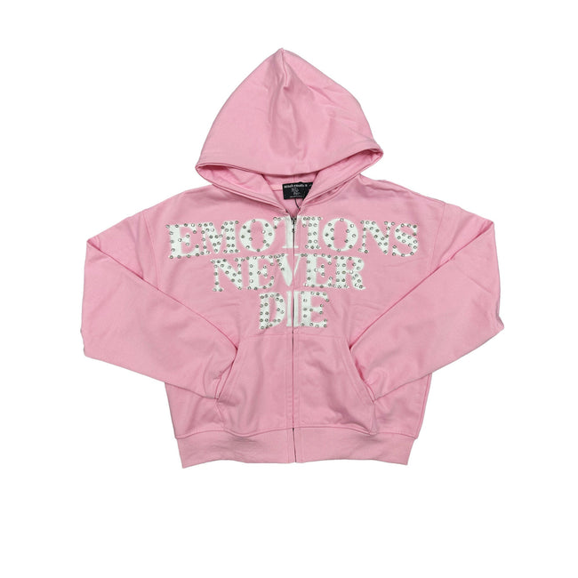 Pink ‘End’ Hoodie Hover Image
